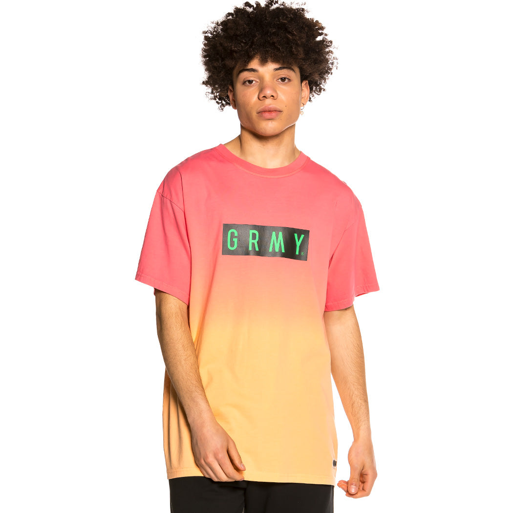 GRIMEY FRENZY GRADIENT TEE PINK