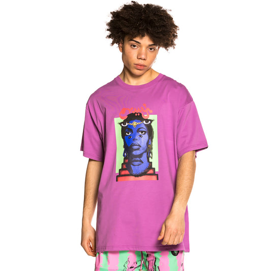 GRIMEY HIGH PRIESTESS TEE DARK PURPLE