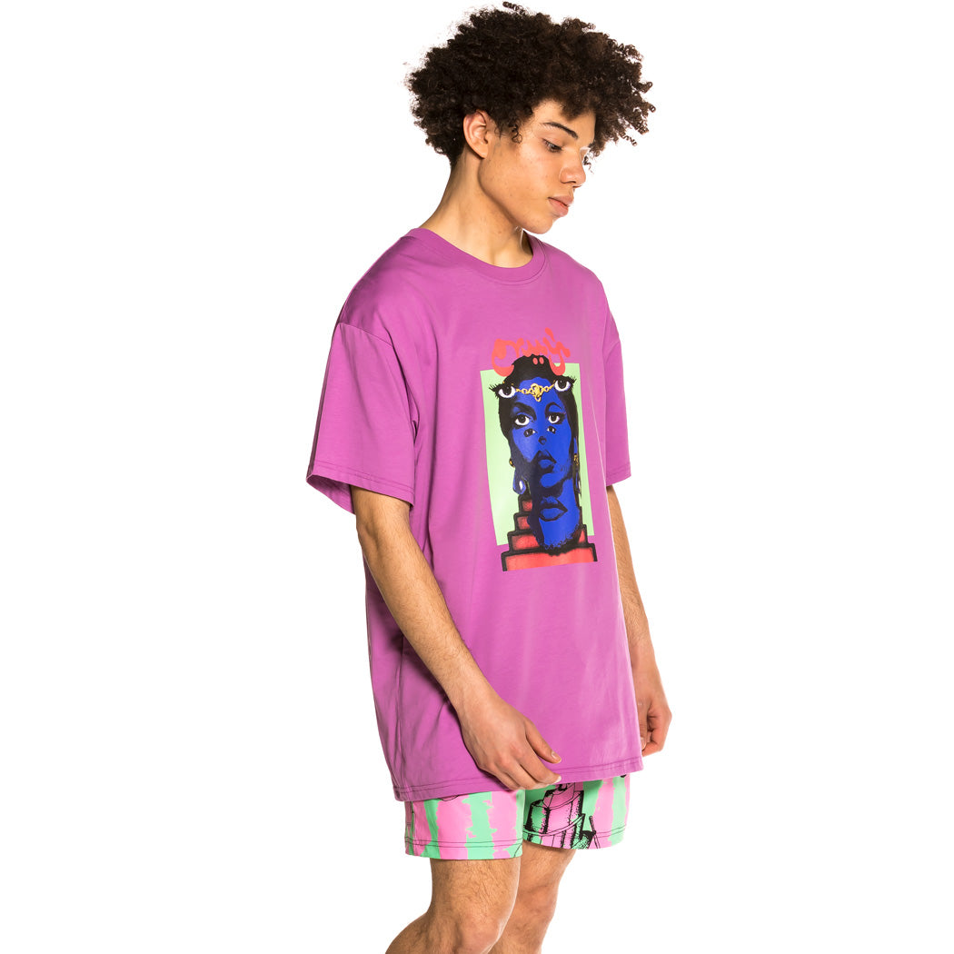 GRIMEY HIGH PRIESTESS TEE DARK PURPLE