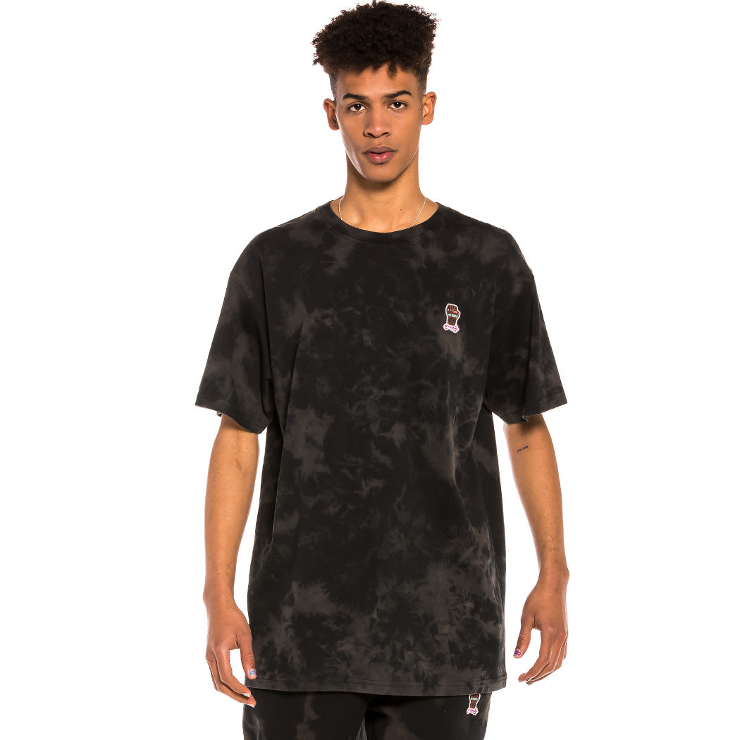 GRIMEY DAY DREAMER BLEACHED TEE BLEACHED BLACK