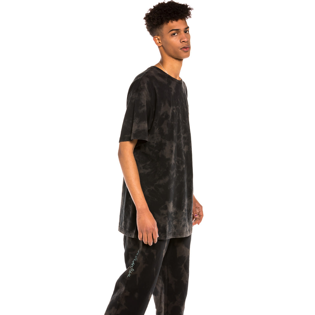 GRIMEY DAY DREAMER BLEACHED TEE BLEACHED BLACK