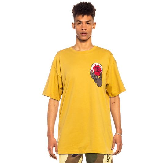 GRIMEY GLORIFIED TEE MUSTARD