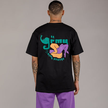 GRIMEY LUST MANTRA TEE BLACK