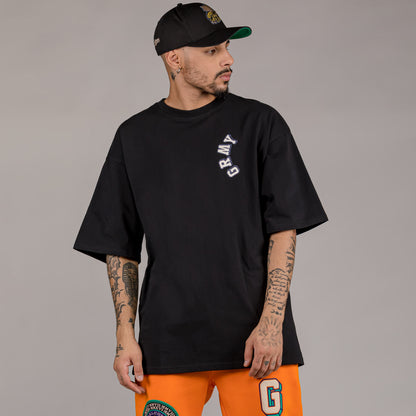 GRIMEY HIVE HEAVYWEIGHT TEE BLACK