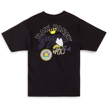 GRIMEY HIVE HEAVYWEIGHT TEE BLACK