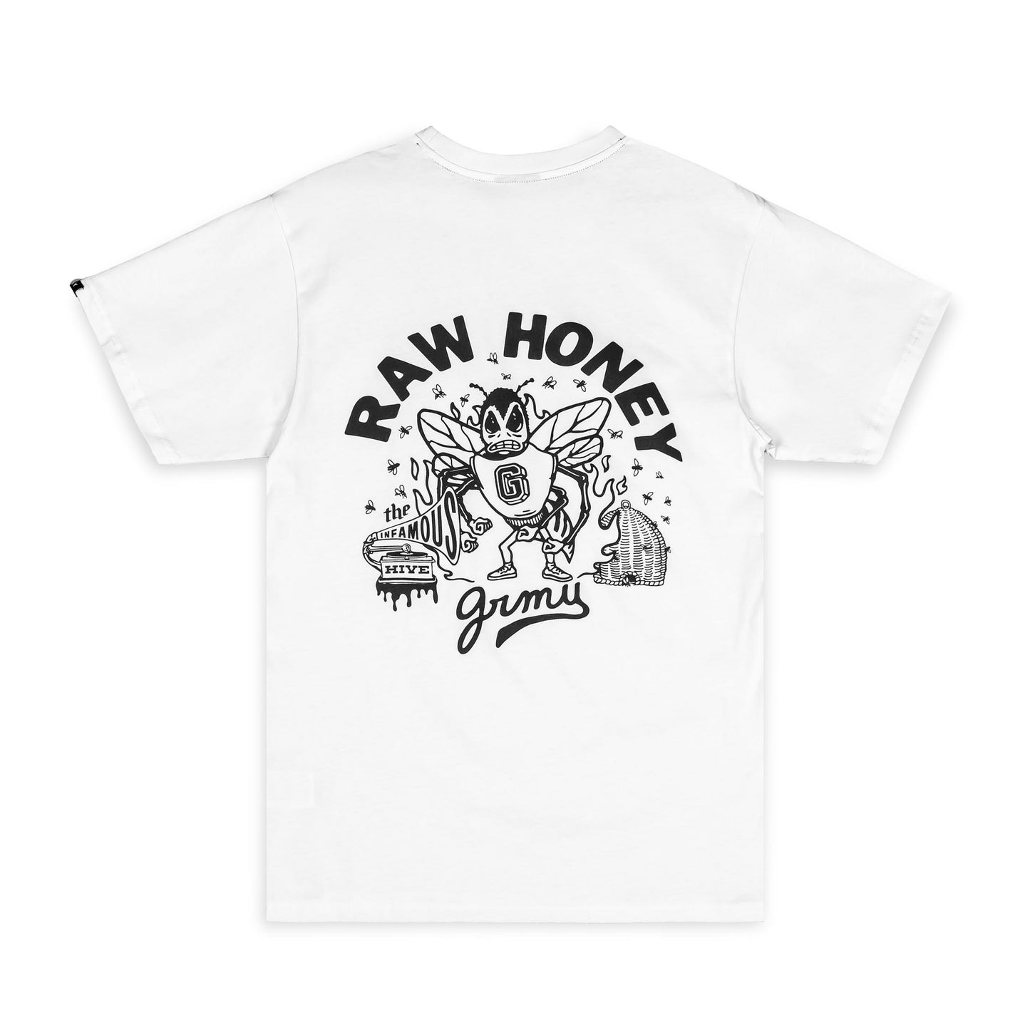 GRIMEY HIVE TEE WHITE