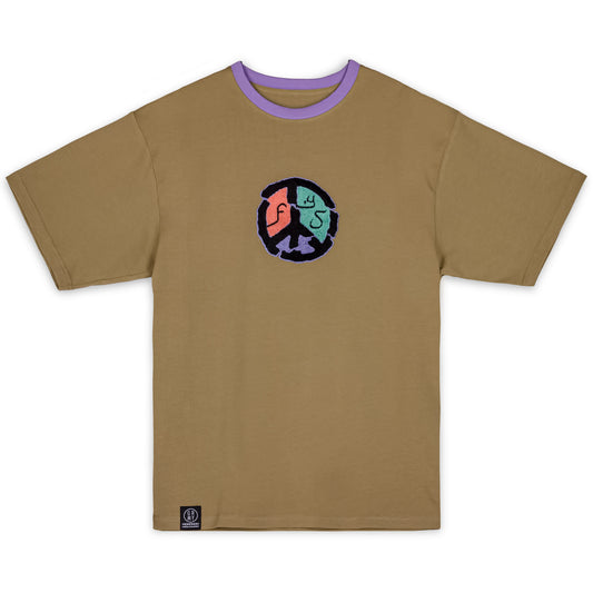 GRIMEY LOST BOYS HEAVYWEIGHT TEE BROWN