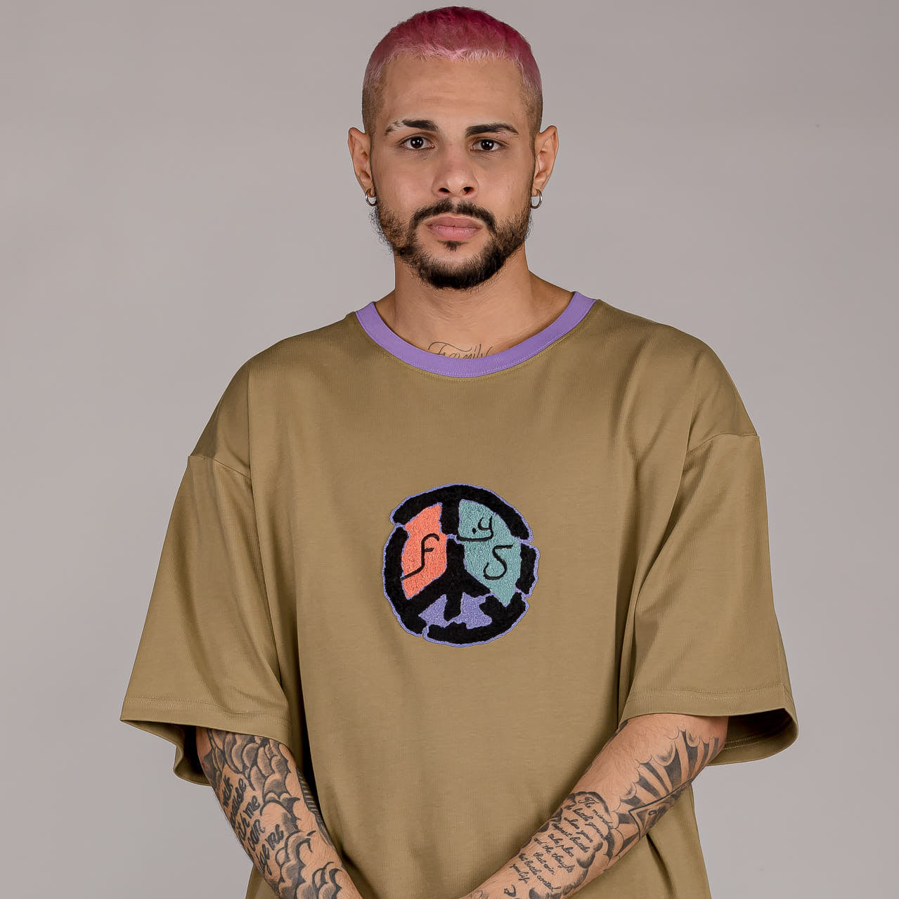 GRIMEY LOST BOYS HEAVYWEIGHT TEE BROWN