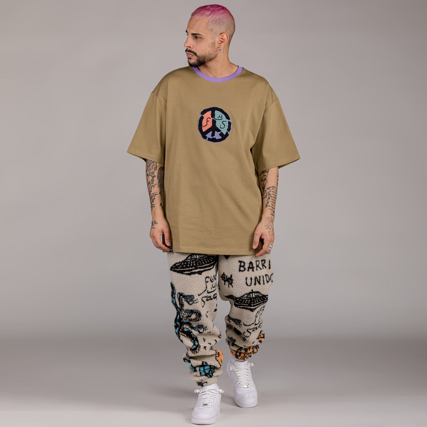 GRIMEY LOST BOYS HEAVYWEIGHT TEE BROWN