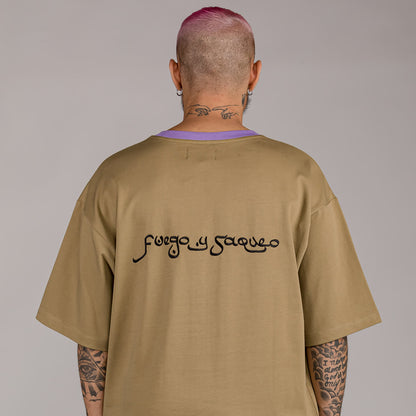 GRIMEY LOST BOYS HEAVYWEIGHT TEE BROWN