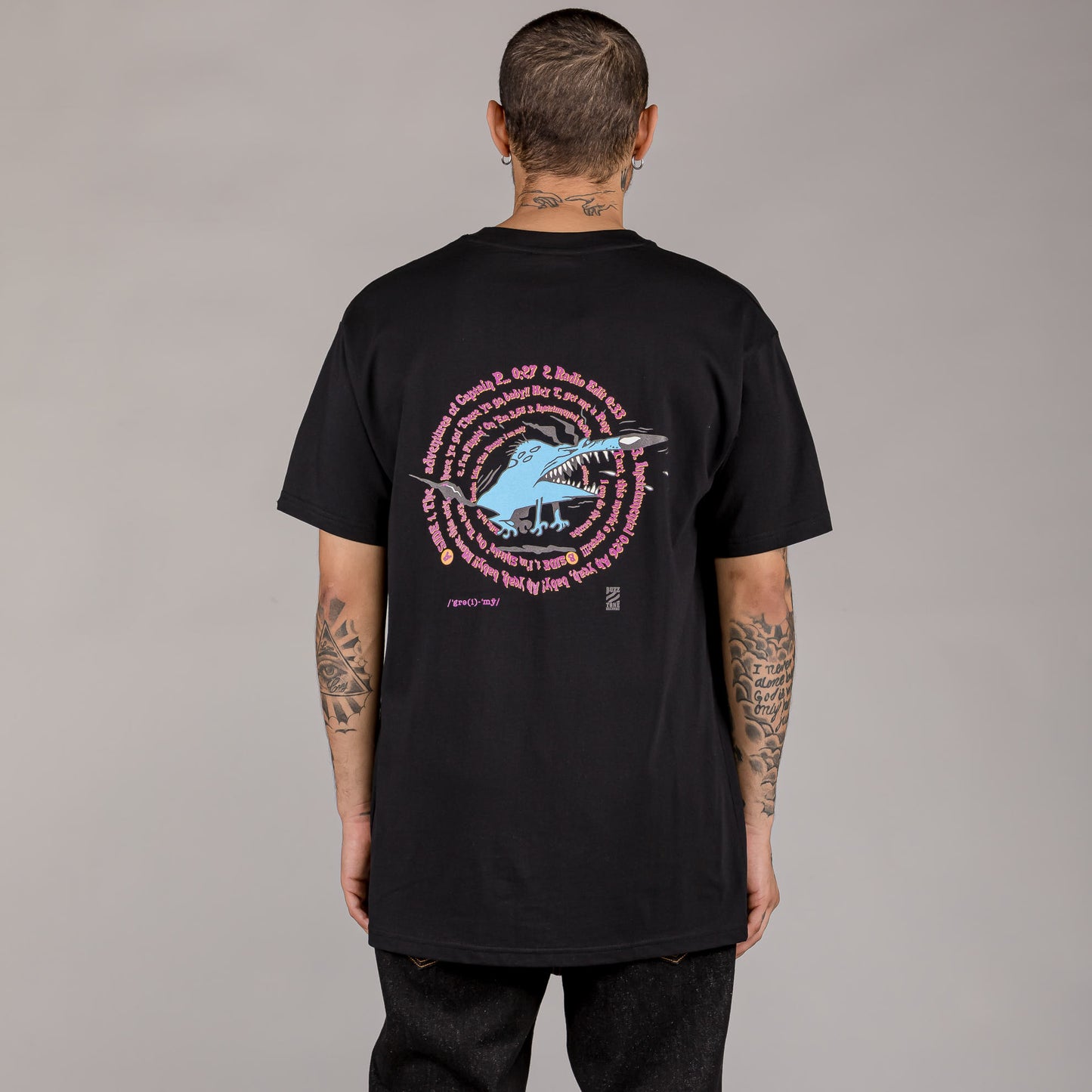 GRIMEY THE TROUBLESHOOTER TEE BLACK