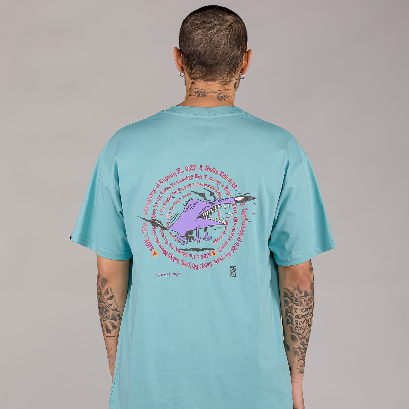 GRIMEY THE TROUBLESHOOTER TEE BLUE