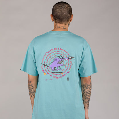 GRIMEY THE TROUBLESHOOTER TEE BLUE