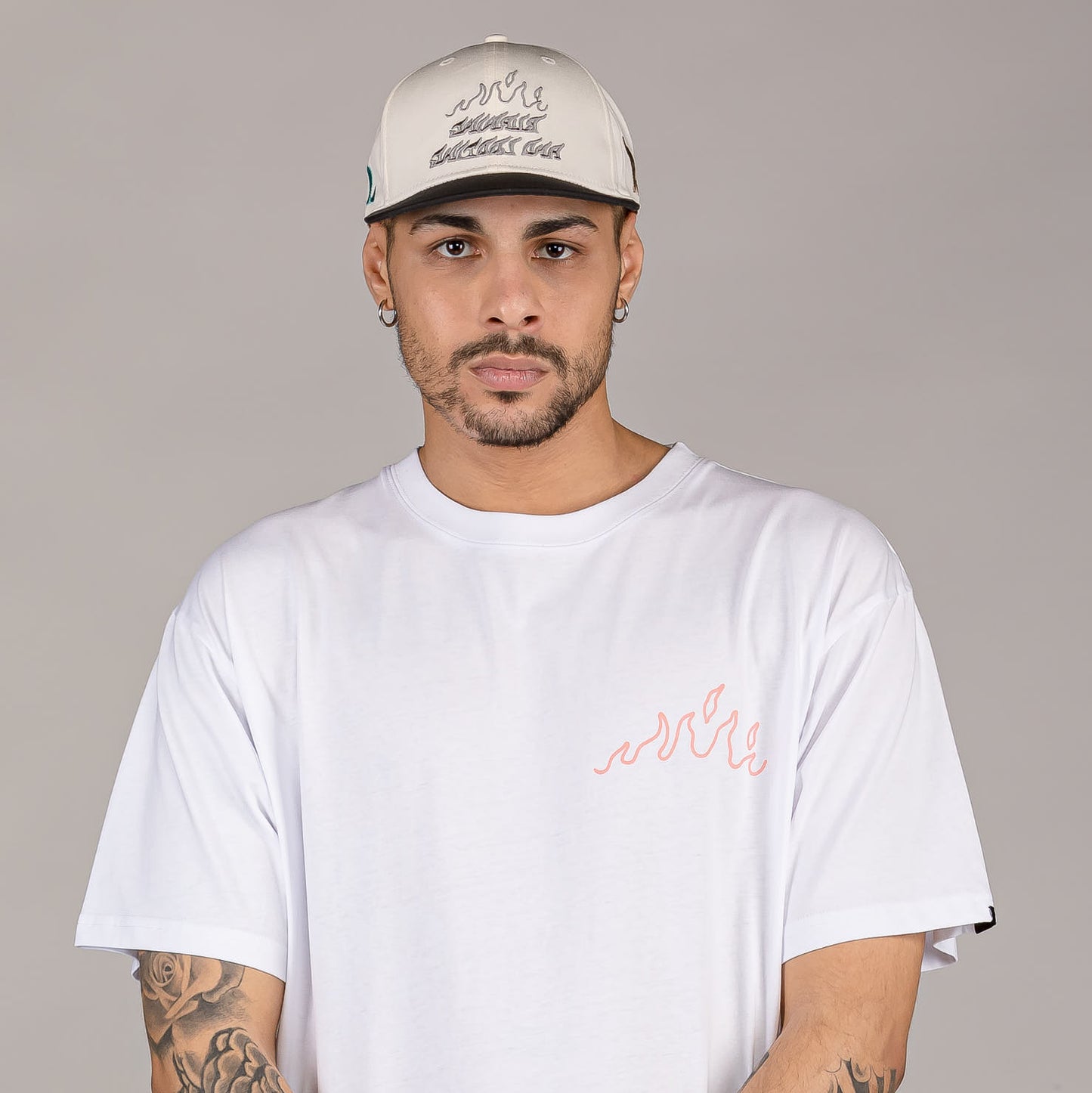 GRIMEY THE BURN AWAY TEE WHITE