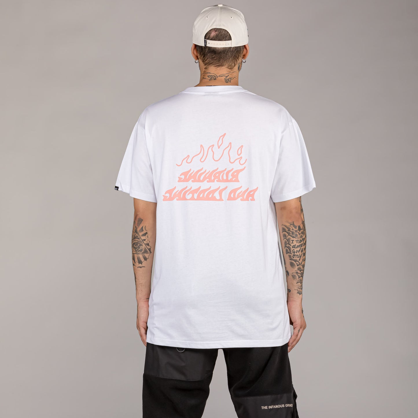 GRIMEY THE BURN AWAY TEE WHITE