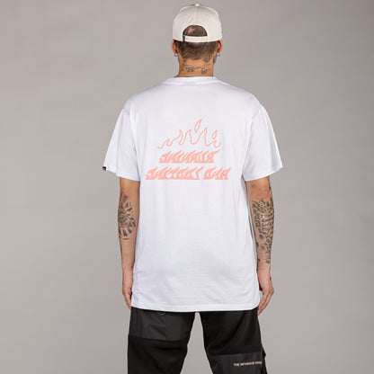 GRIMEY THE BURN AWAY TEE WHITE