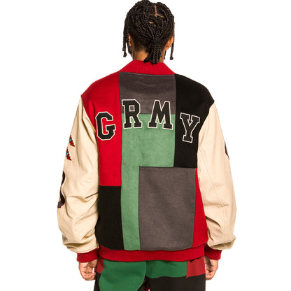 GRIMEY SINGGANG JUNCTION WOOL BASEBALL JACKET GREEN