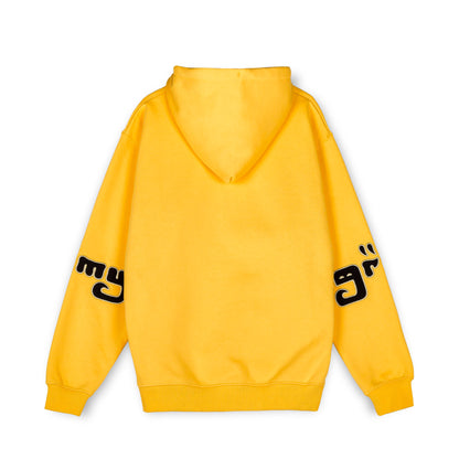 GRIMEY LUST MANTRA HOODIE YELLOW