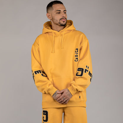 GRIMEY LUST MANTRA HOODIE YELLOW