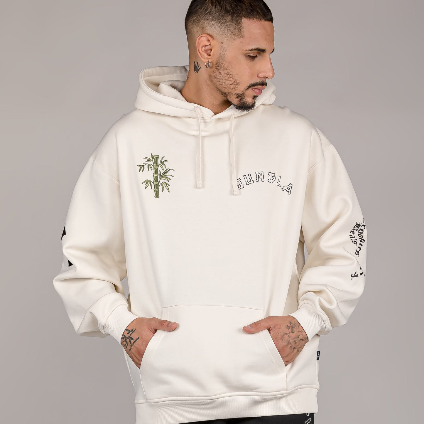 GRIMEY PASION GAMBERRA (GP X GRMY) HOODIE WHITE