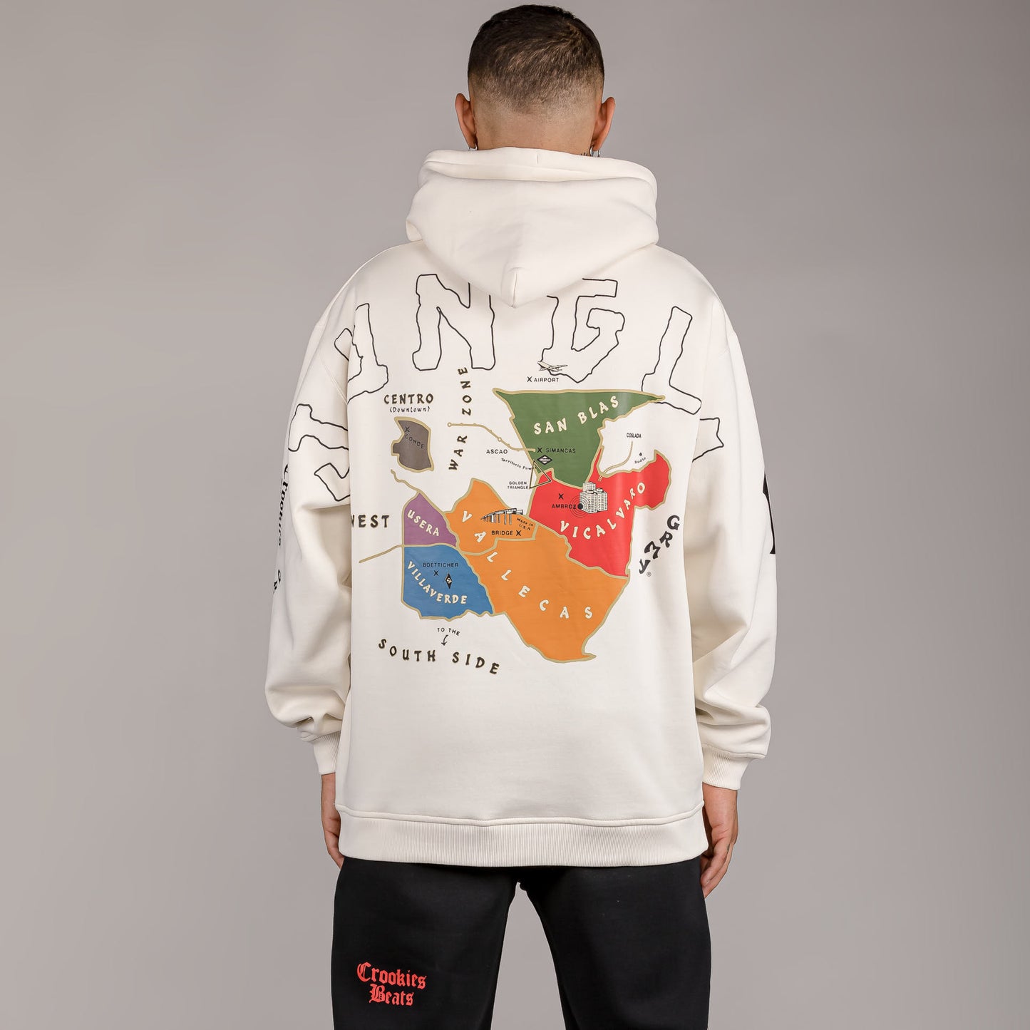GRIMEY PASION GAMBERRA (GP X GRMY) HOODIE WHITE