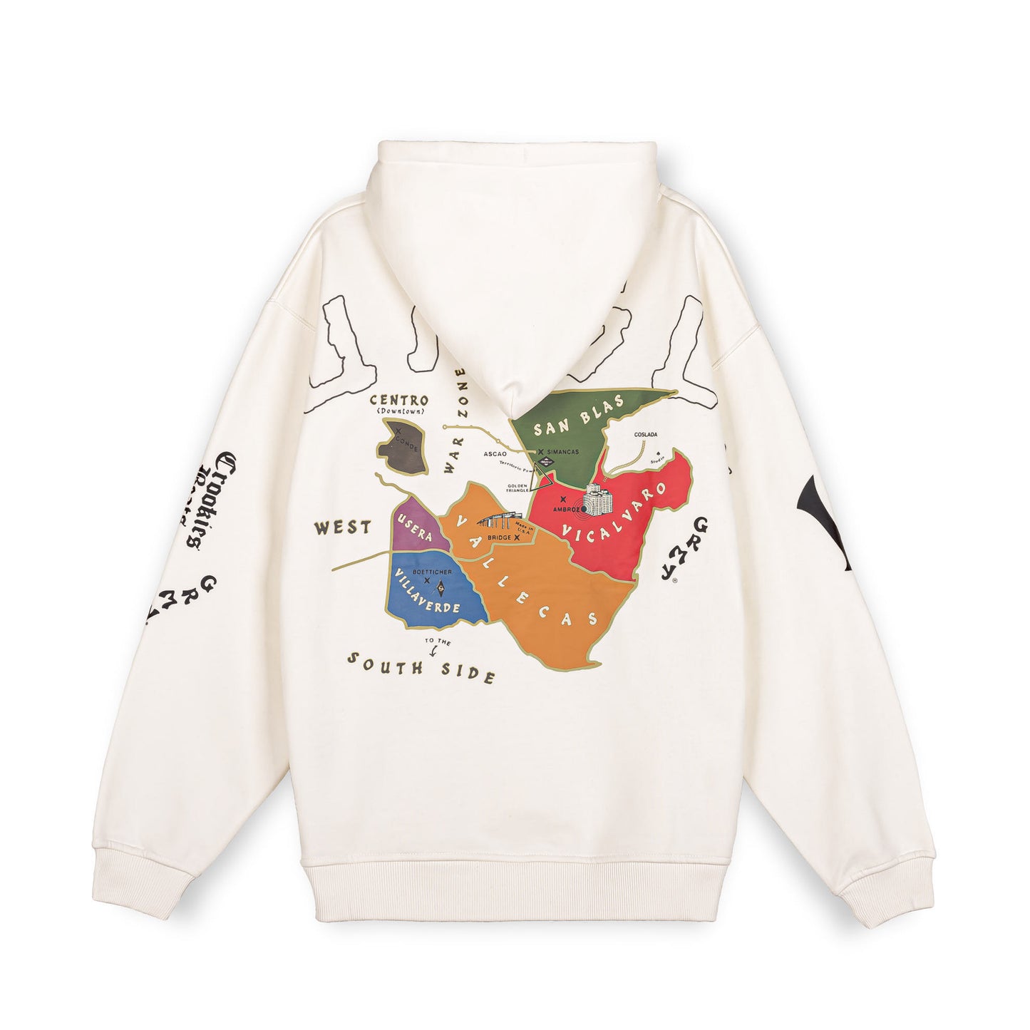 GRIMEY PASION GAMBERRA (GP X GRMY) HOODIE WHITE
