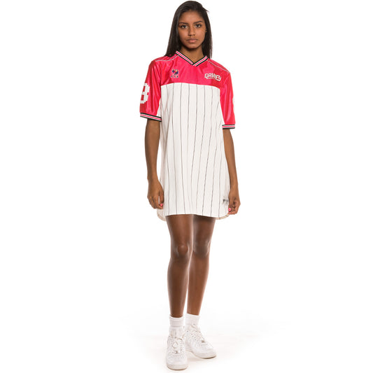 GRIMEY UBIQUITY GIRL DRESS WHT