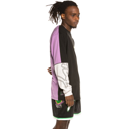 GRIMEY STRANGE FRUIT LONG SLEEVE TEE BLACK