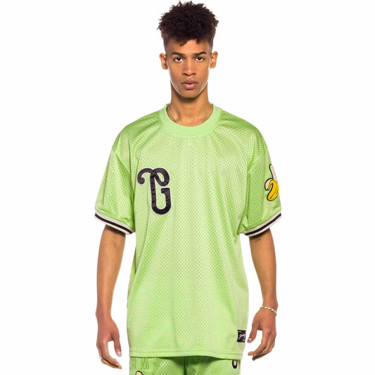 GRIMEY JUNGLE PUNCH MESH TEE GREEN