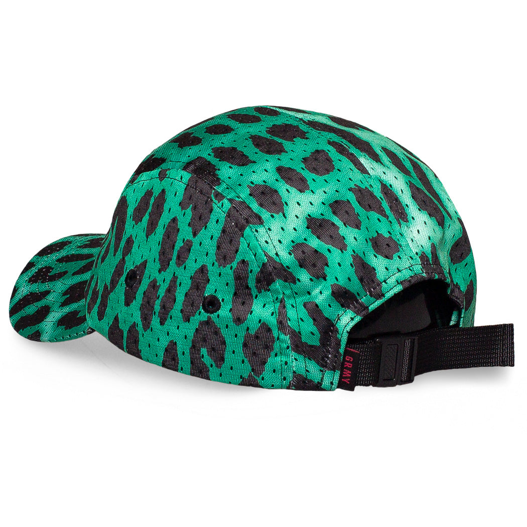 GRIMEY YANGA LEOPARD 5 PANELS CAP GREEN
