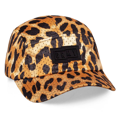 GRIMEY YANGA LEOPARD 5 PANELS CAP GREY