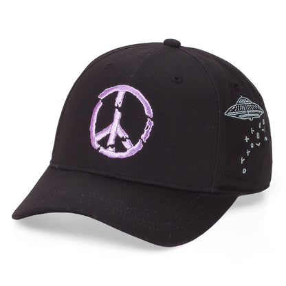 GRIMEY LOST BOYS CURVED VISOR SNAPBACK CAP BLACK