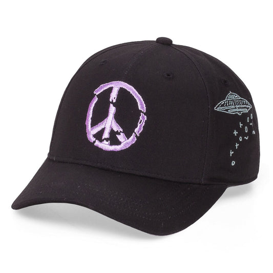 GRIMEY LOST BOYS CURVED VISOR SNAPBACK CAP BLACK