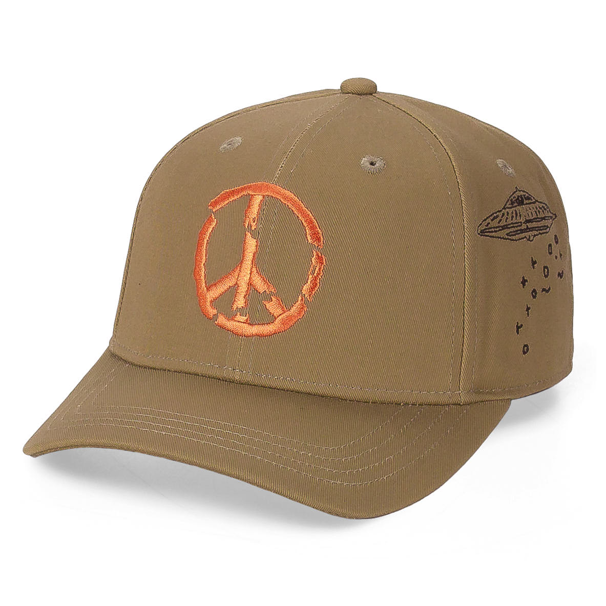GRIMEY LOST BOYS CURVED VISOR SNAPBACK CAP BROWN