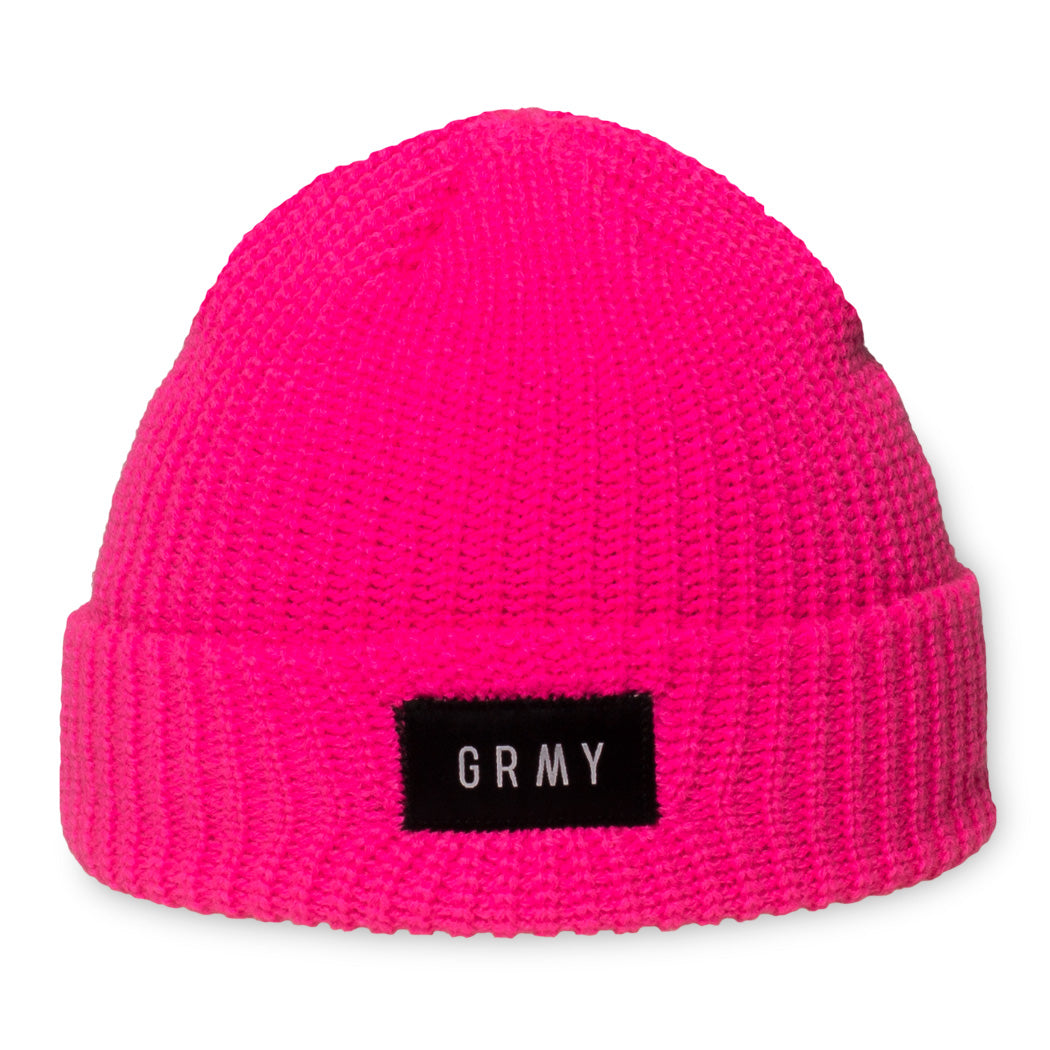GRIMEY FLYING SAUCER BEANIE FUCSHIA