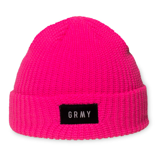 GRIMEY FLYING SAUCER BEANIE FUCSHIA