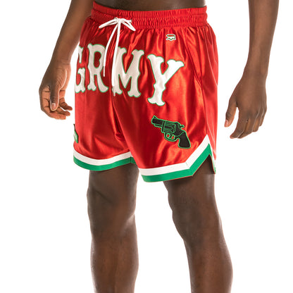 GRIMEY THE LOOT RUNNING SHORTS RED