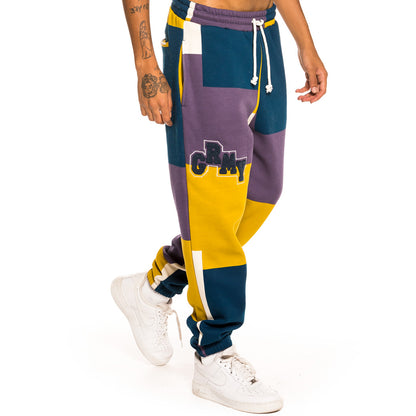 GRIMEY SINGGANG JUNCTION ALL OVER PRINT SWEATPANTS NAVY