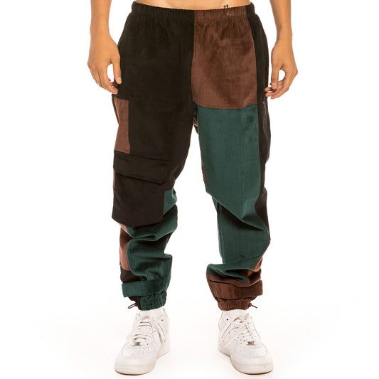 GRIMEY AGED RUM CORDUROY PANTS GREEN