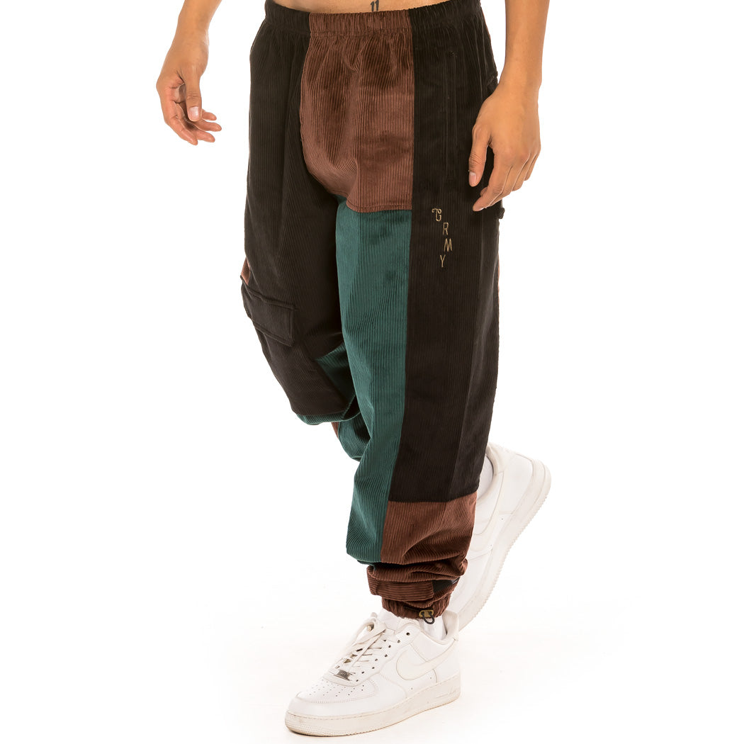 GRIMEY AGED RUM CORDUROY PANTS GREEN