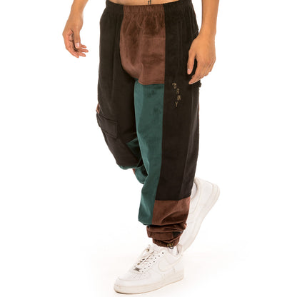 GRIMEY AGED RUM CORDUROY PANTS GREEN