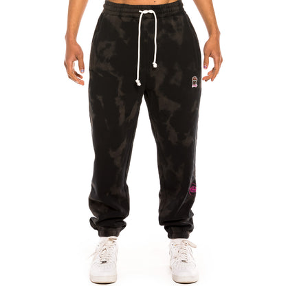 GRIMEY DAY DREAMER BLEACHED SWEATPANTS BLEACHED BLACK