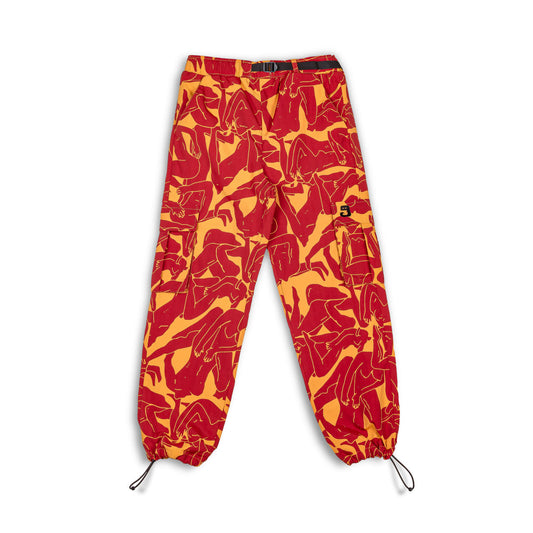 GRIMEY LUST MANTRA TRACK PANTS BROWN