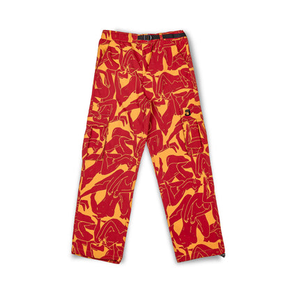 GRIMEY LUST MANTRA TRACK PANTS BROWN