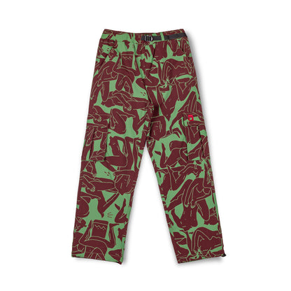 GRIMEY LUST MANTRA TRACK PANTS GREEN
