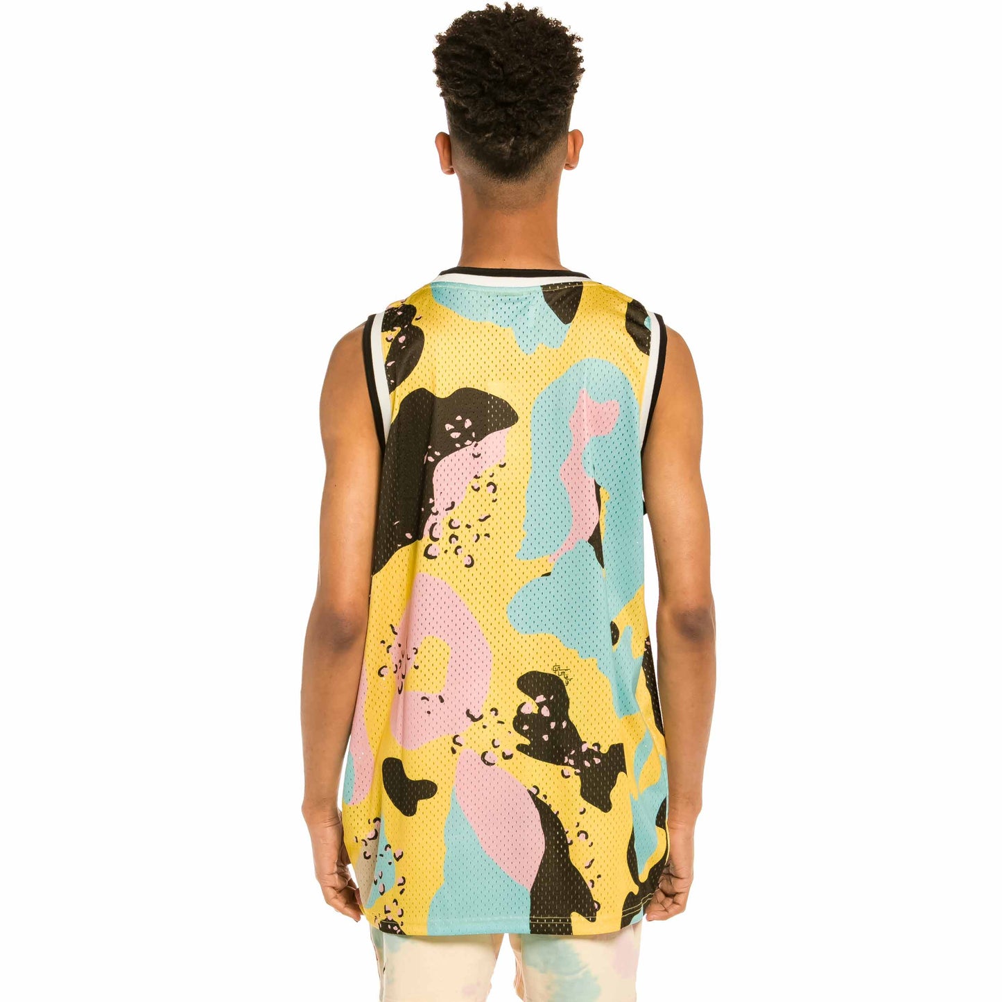 GRIMEY TRESPASS ALL OVER PRINT MESH TANK TOP CAMO