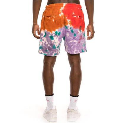 GRIMEY LIVEUTION MAGIC 4 RESISTANCE TIE DYE SWEATSHORTS TIE DYE