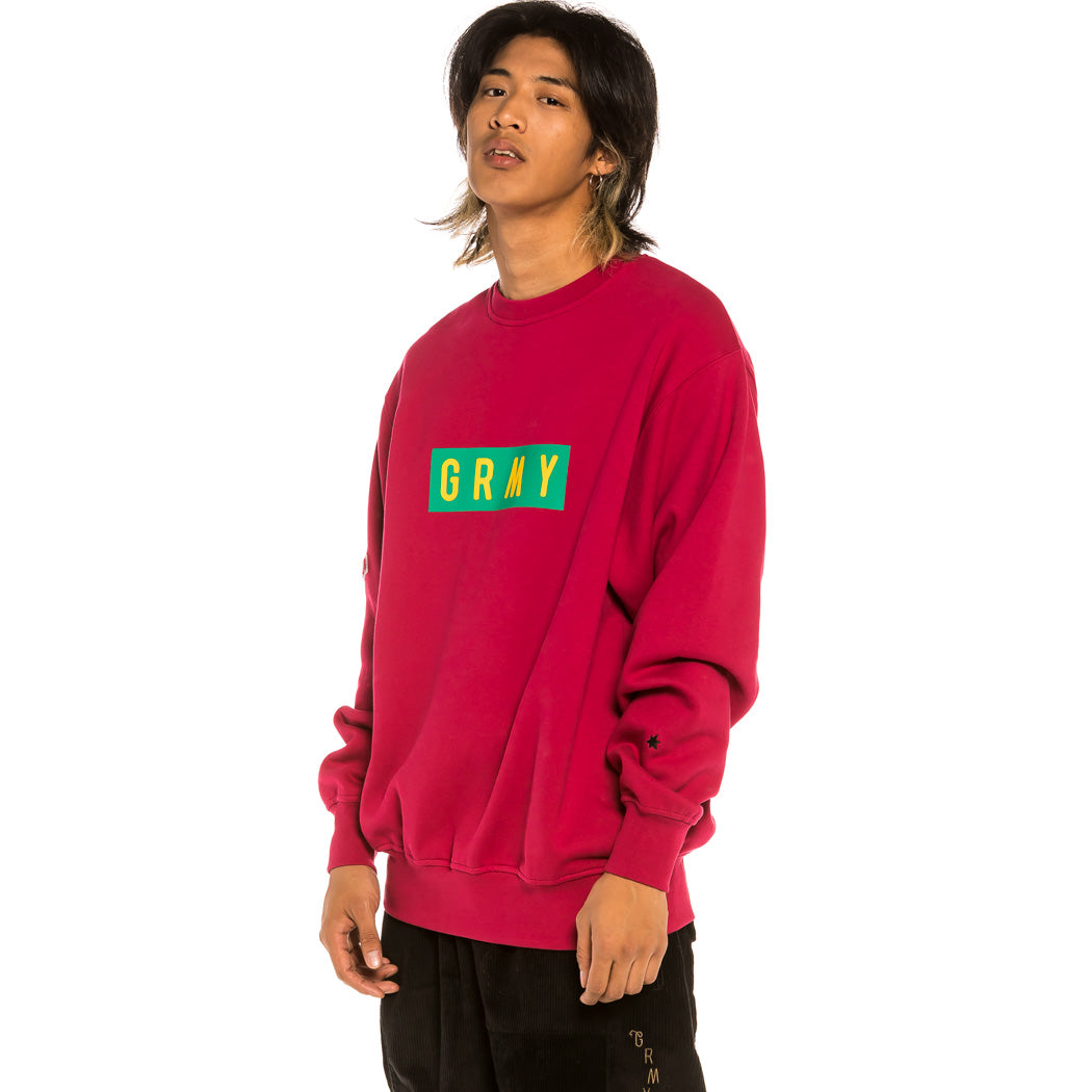 GRIMEY LES MEMORIES CREWNECK RED
