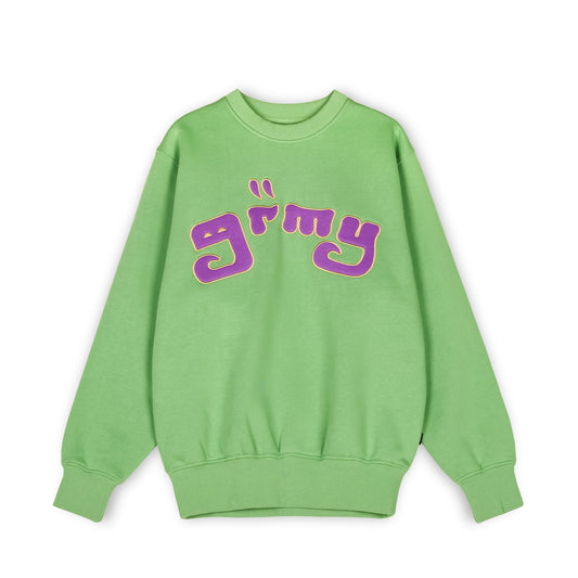GRIMEY LUST MANTRA CREWNECK GREEN