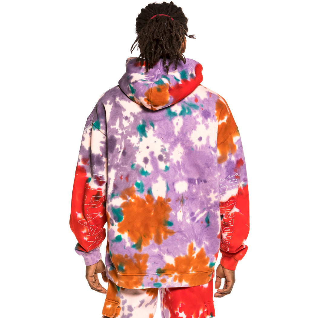 GRIMEY LIVEUTION MAGIC 4 RESISTANCE TIE DYE HOODIE TIE DYE